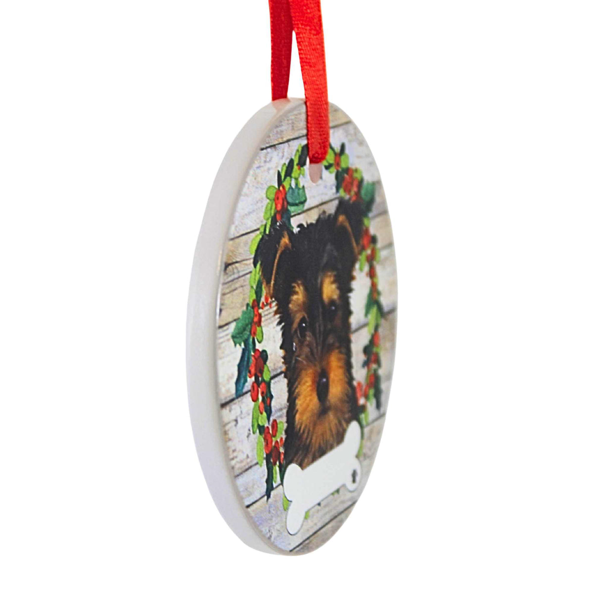 E & S Imports Ceramic Yorkie Ornament - - SBKGifts.com