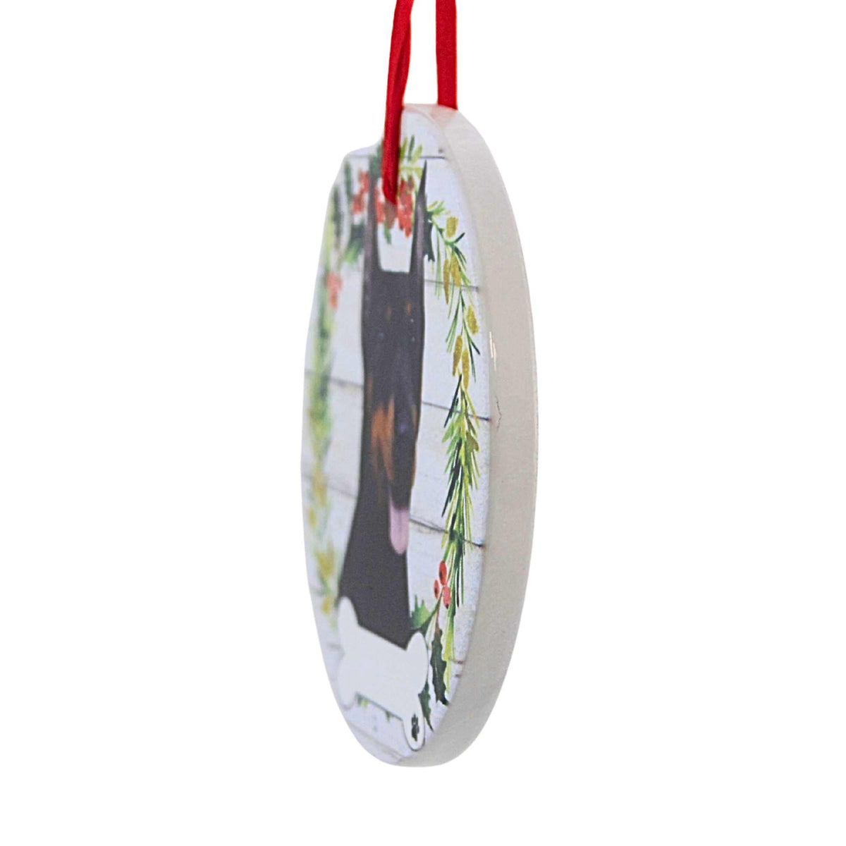 E & S Imports Ceramic Doberman Ornament - - SBKGifts.com