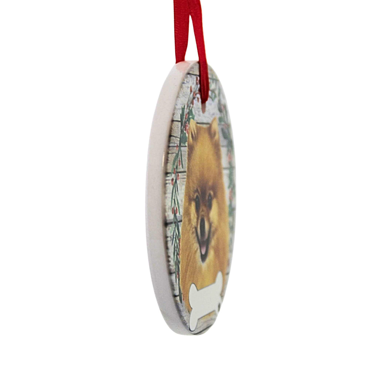 E & S Imports Ceramic Pomeranian Ornament - - SBKGifts.com