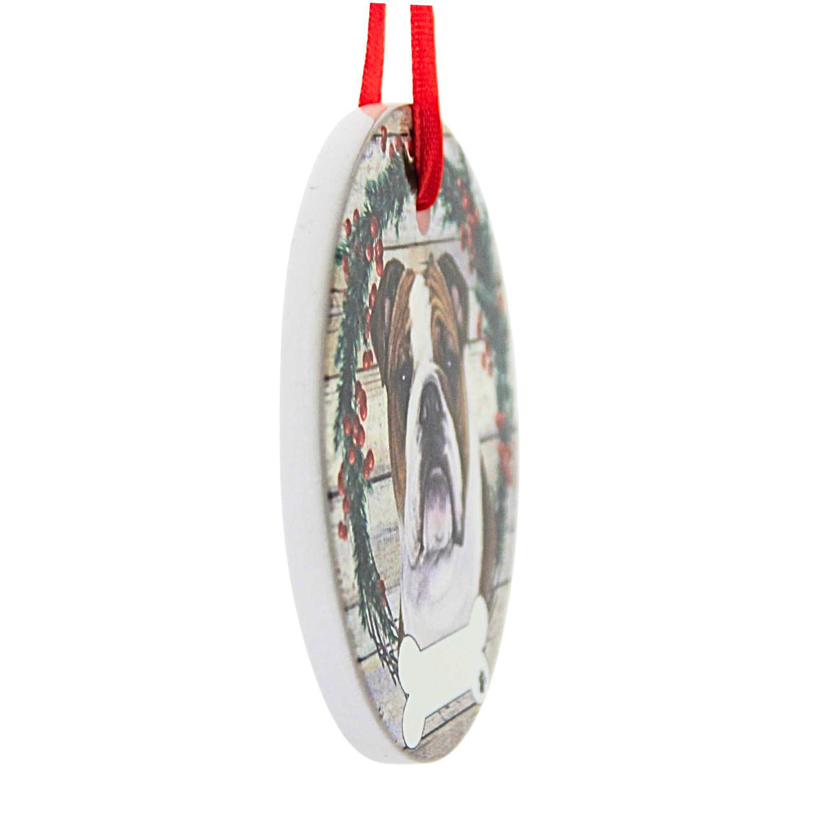 E & S Imports Ceramic Bulldog Ornament - - SBKGifts.com