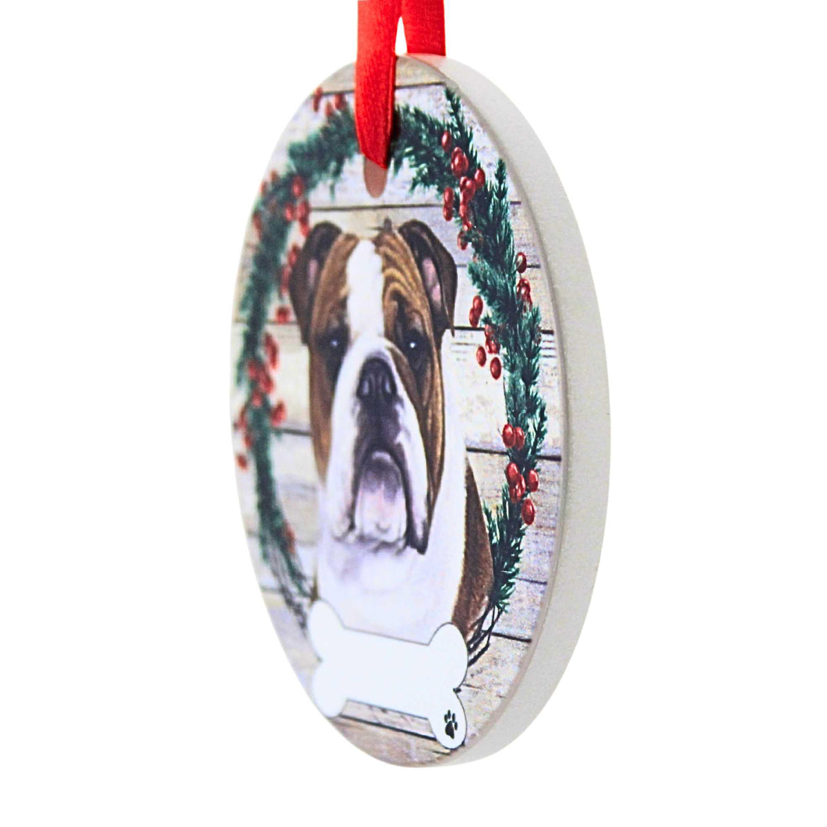 E & S Imports Ceramic Bulldog Ornament - - SBKGifts.com