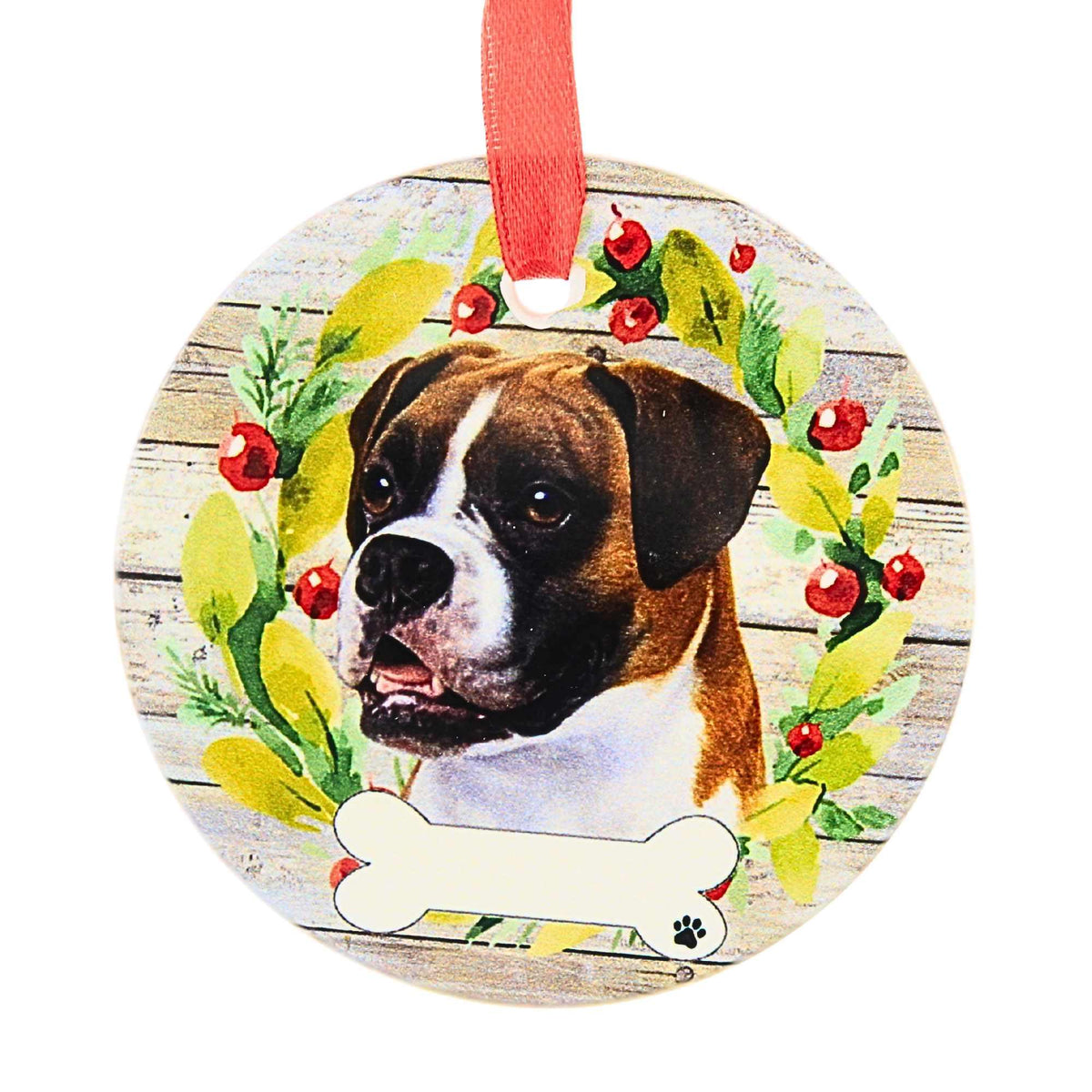 66526 Ceramic Boxer Ornament 5506