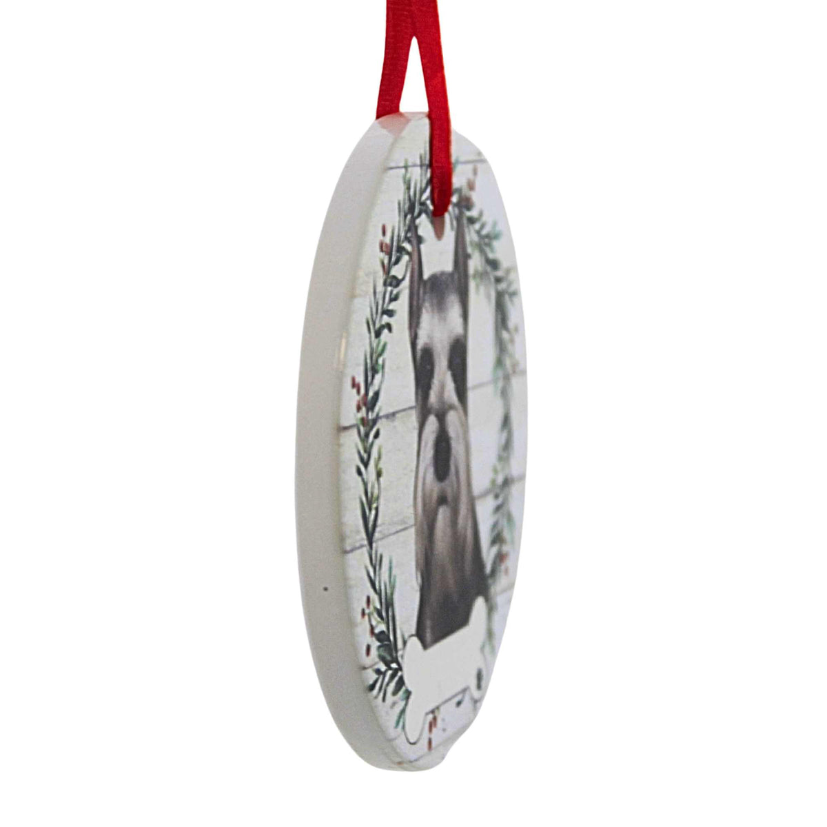 E & S Imports Ceramic Schnauzer Ornament - - SBKGifts.com