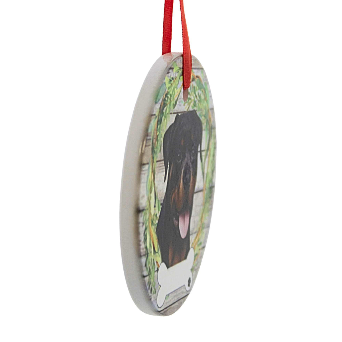 E & S Imports Ceramic Rottweiler Ornament - - SBKGifts.com