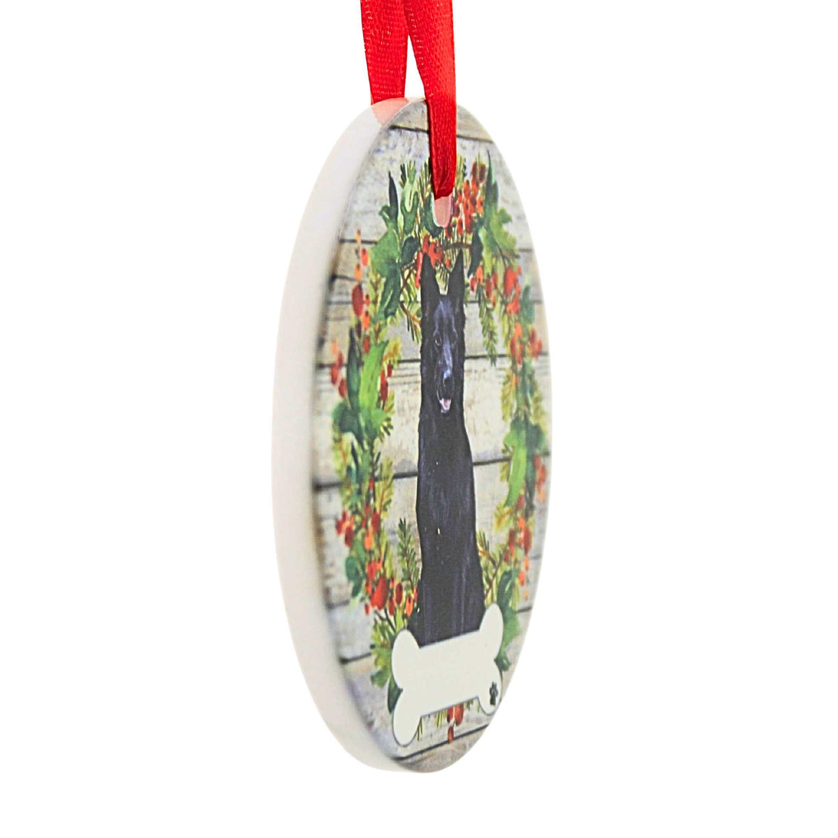 E & S Imports Ceramic German Shepherd Ornament - - SBKGifts.com