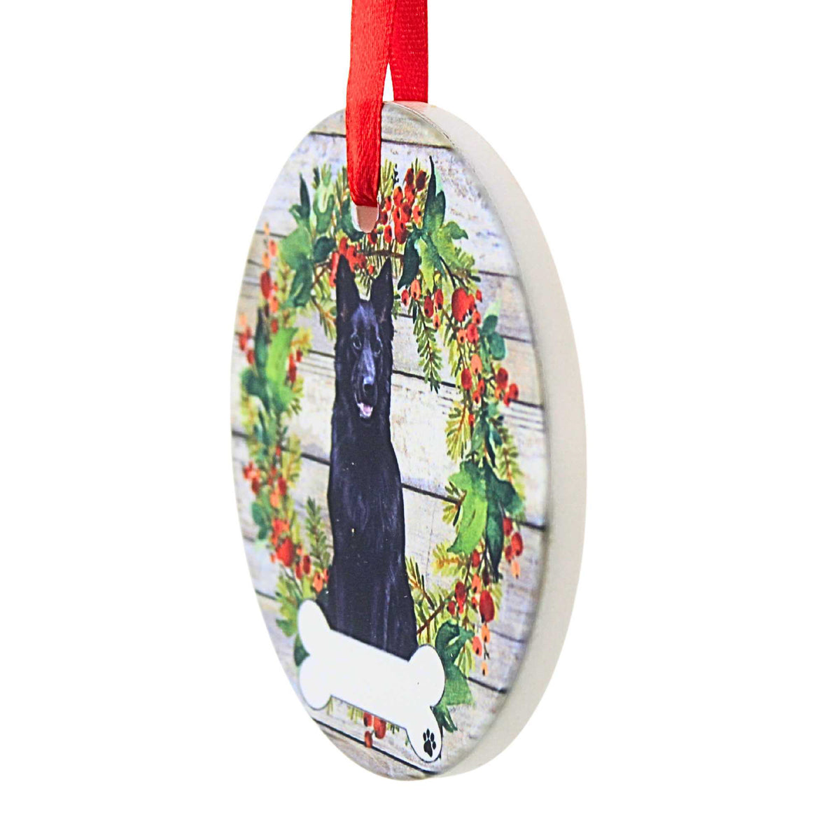 E & S Imports Ceramic German Shepherd Ornament - - SBKGifts.com