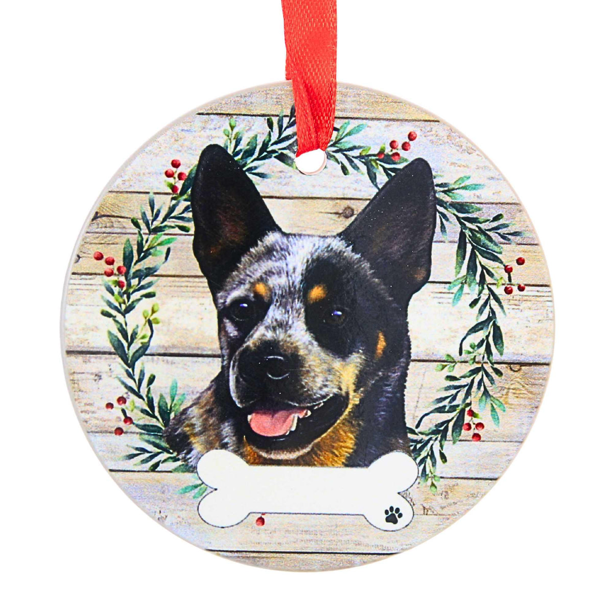 66535 Ceramic Australian Cattle Dog Ornament 55090