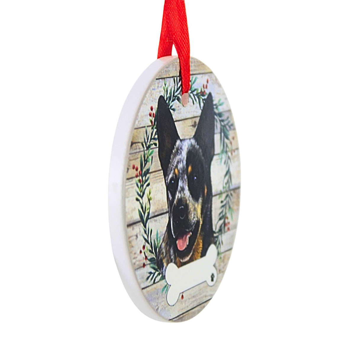 E & S Imports Ceramic Australian Cattle Dog Ornament - - SBKGifts.com