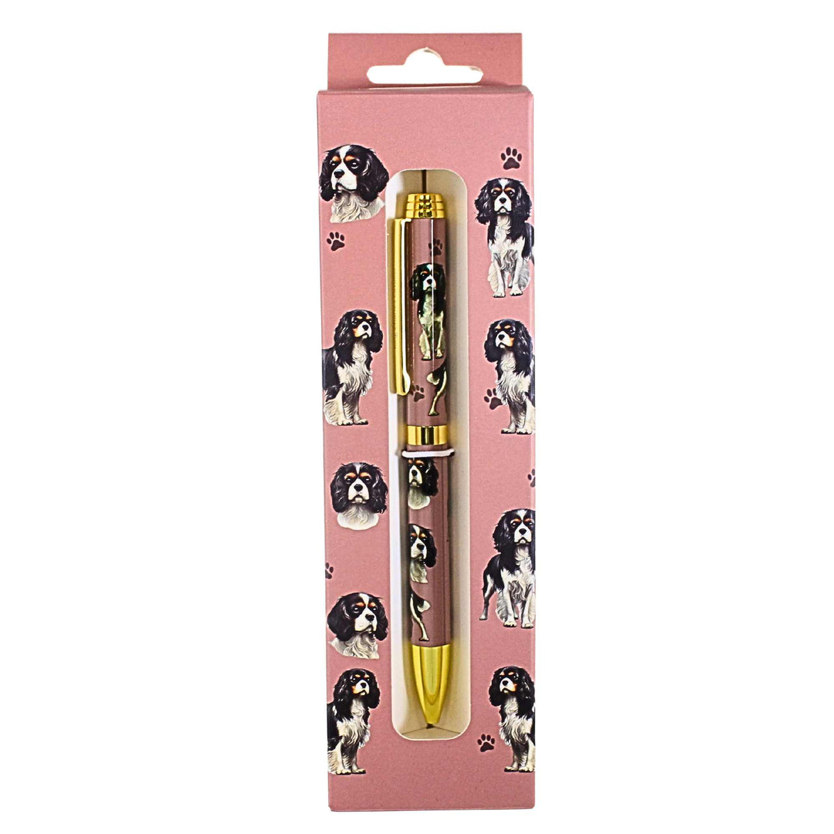 66548 Tri-Color King Charles Cavalier Ballpoint Pen 73619