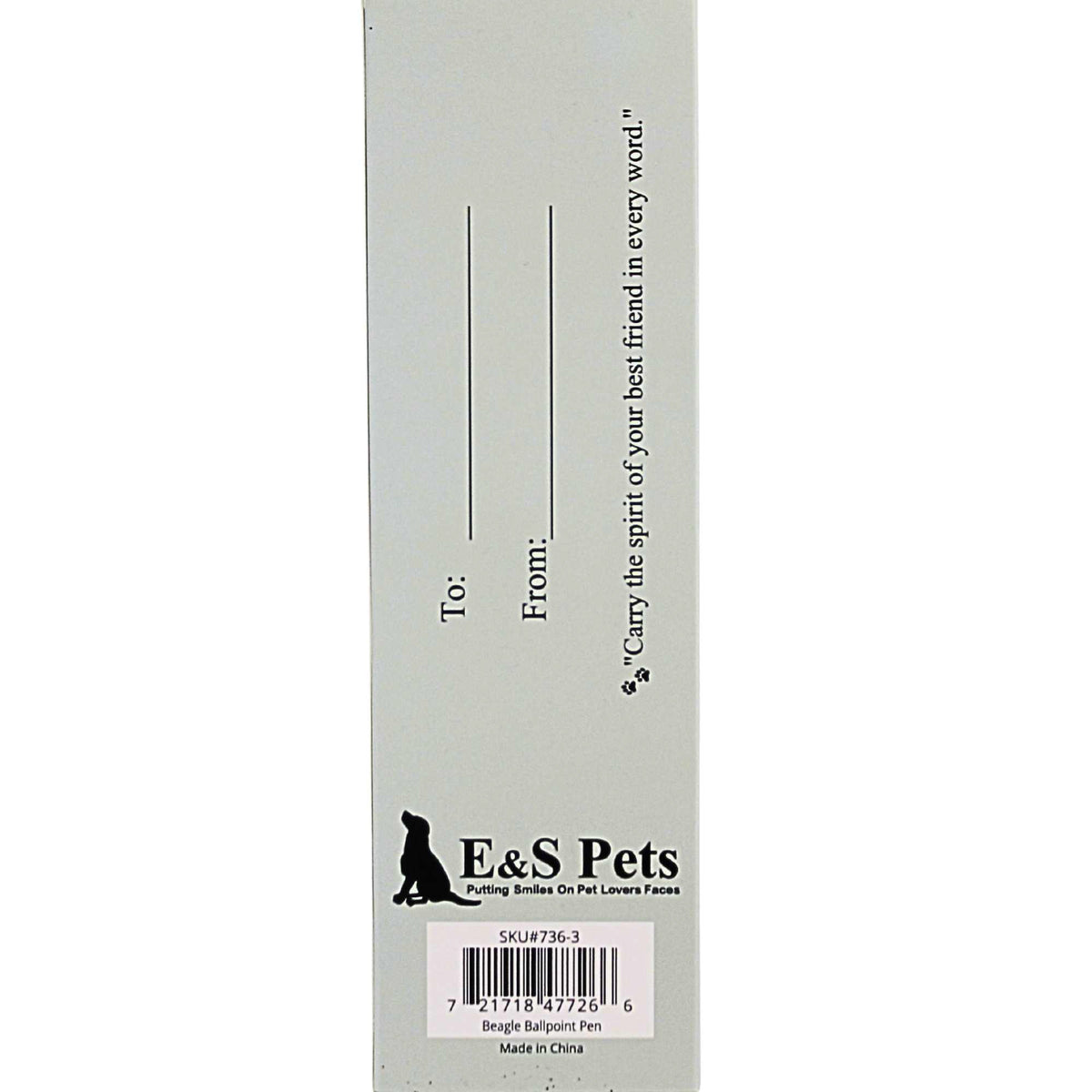 E & S Imports Beagle Ballpoint Pen - - SBKGifts.com