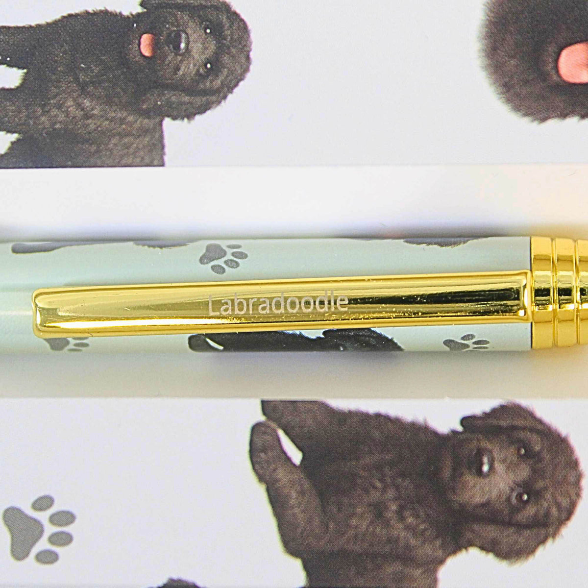 E & S Imports Black Labradoodle Ballpoint Pen - - SBKGifts.com