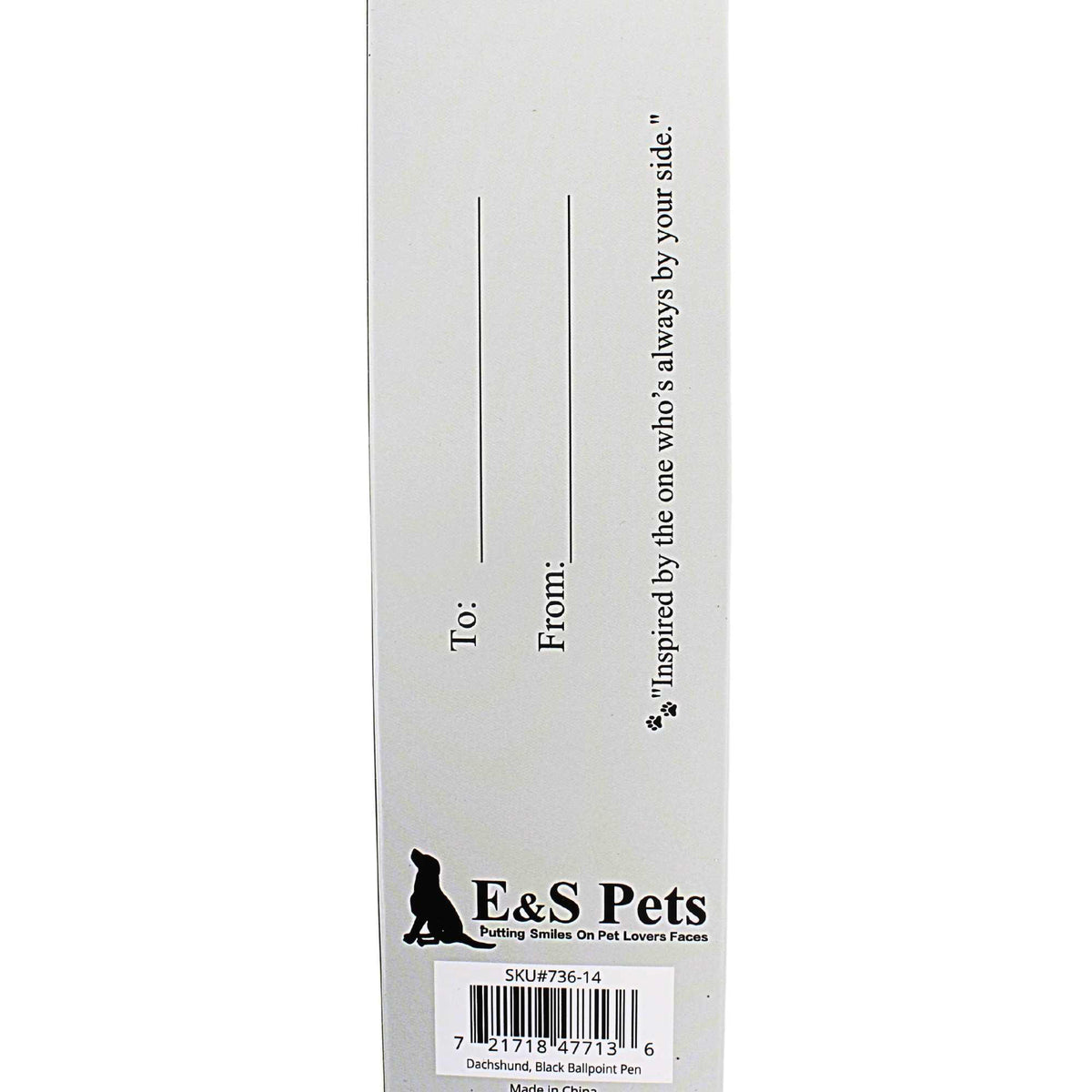 E & S Imports Black Dachshund Ballpoint Pen - - SBKGifts.com