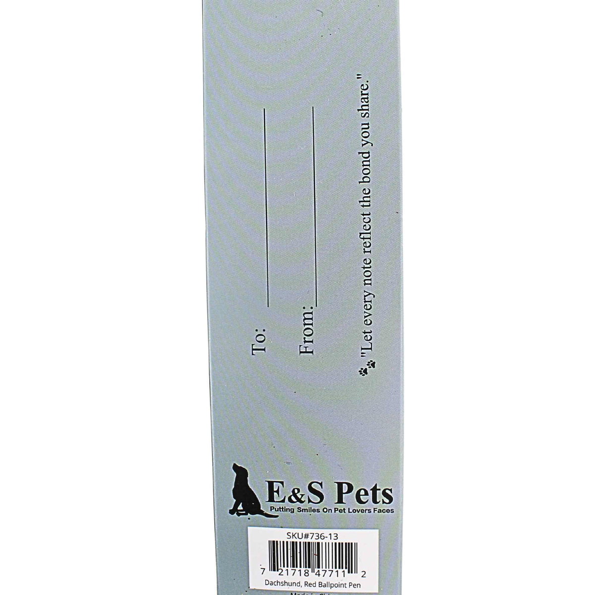 E & S Imports Red Dachshund Ballpoint Pen - - SBKGifts.com