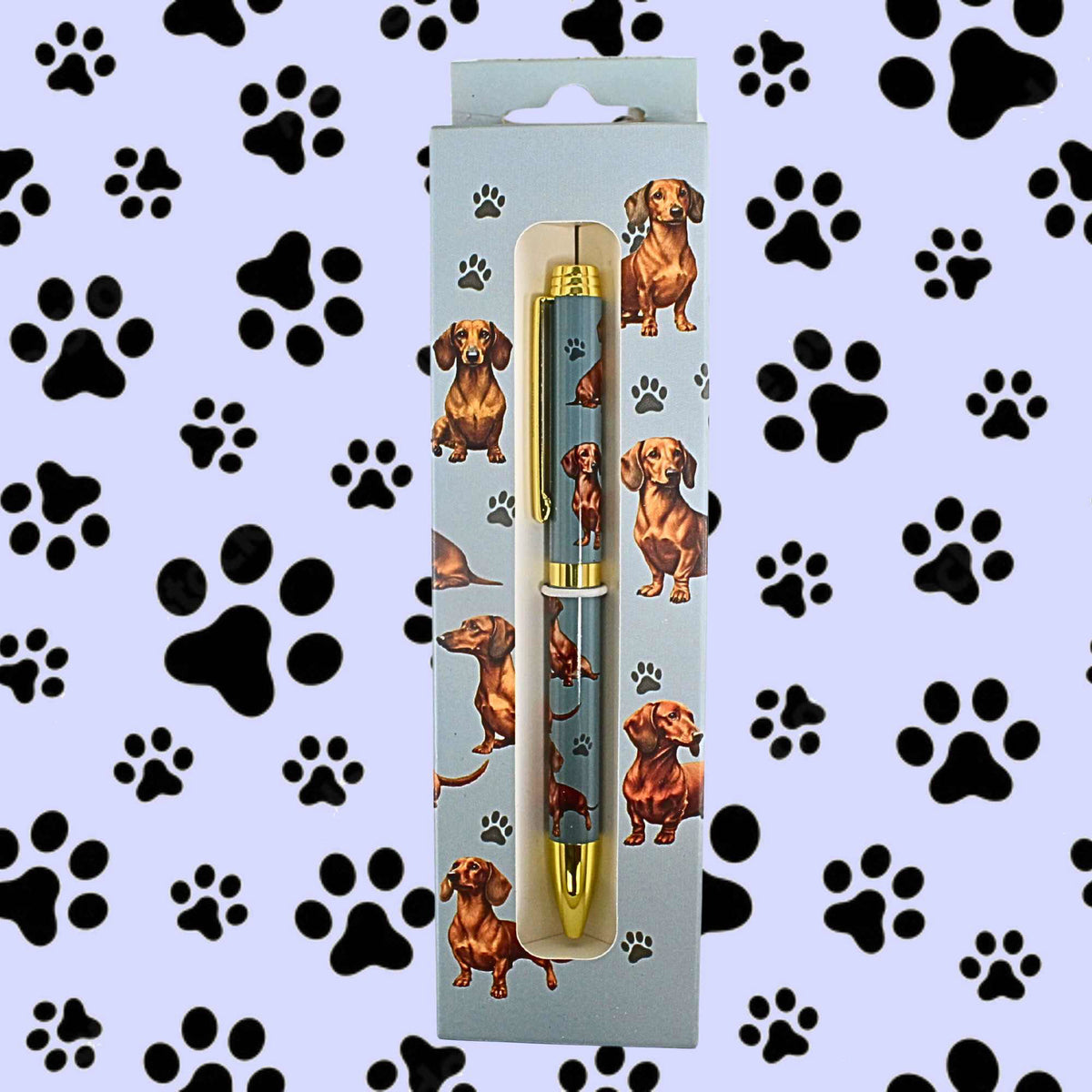 E & S Imports Red Dachshund Ballpoint Pen - - SBKGifts.com