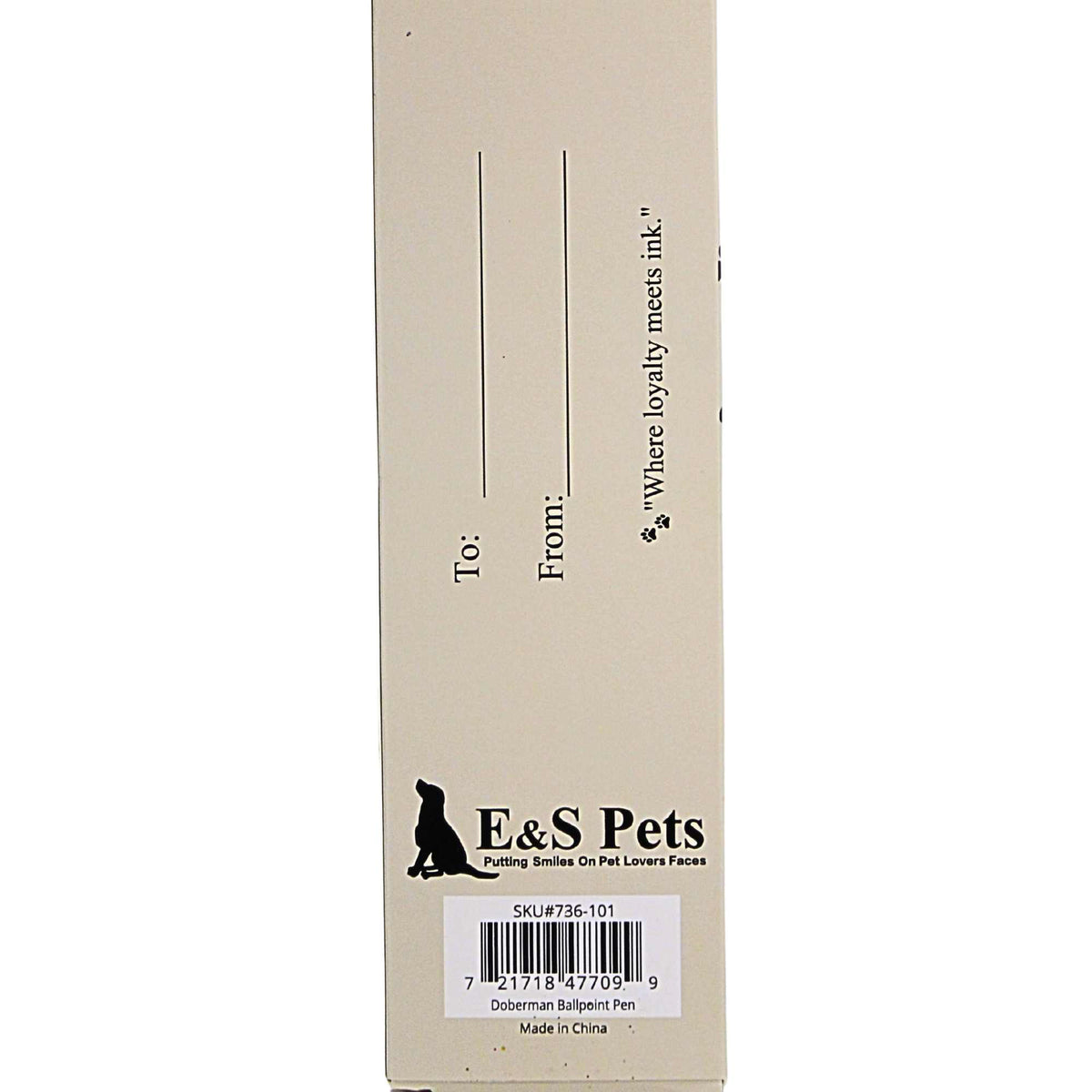 E & S Imports Doberman Ballpoint Pen - - SBKGifts.com