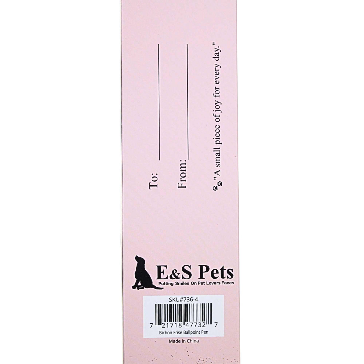 E & S Imports Bichon Frise Ballpoint Pen - - SBKGifts.com
