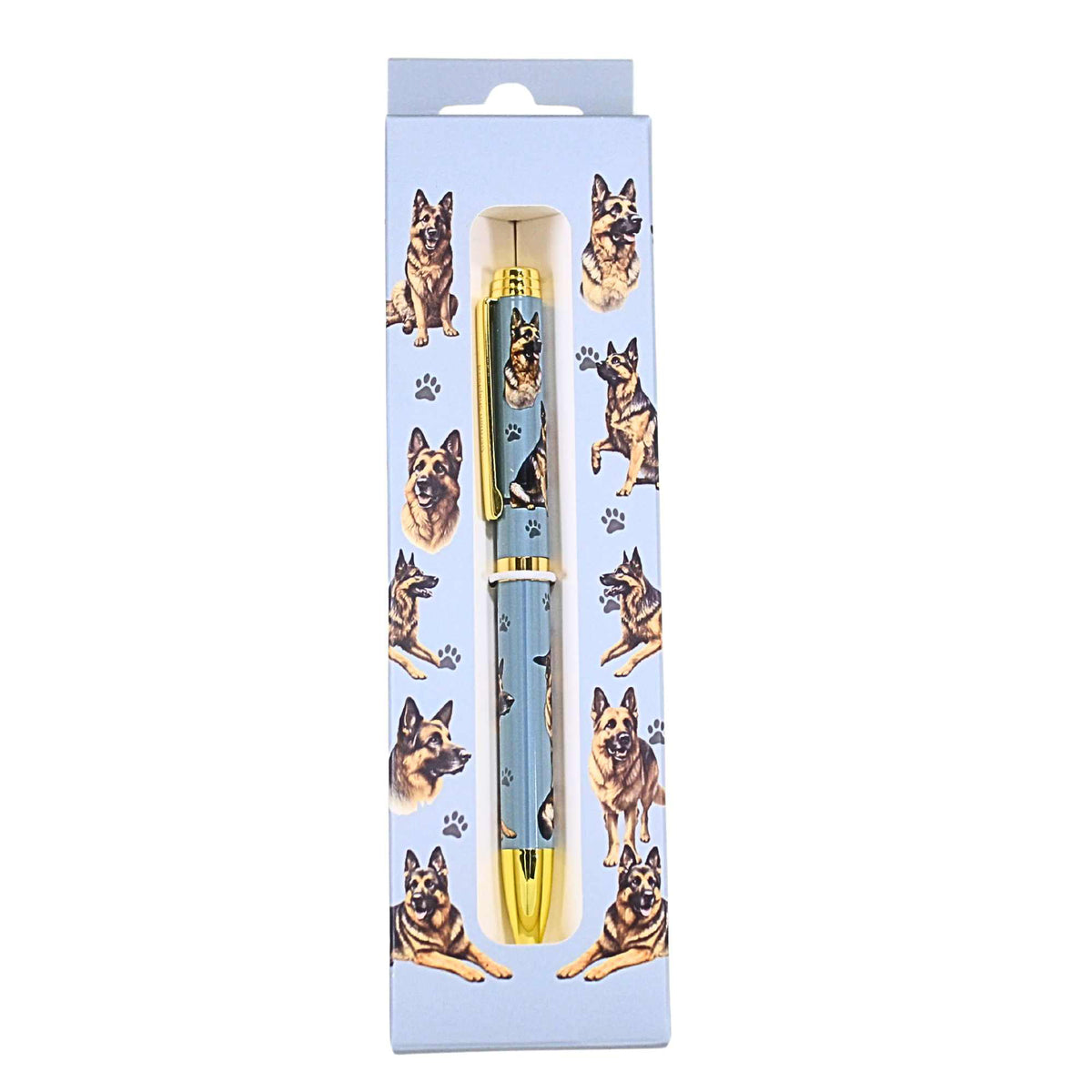 66561 German Shepherd, Light Blue Ballpoint Pen 73675A