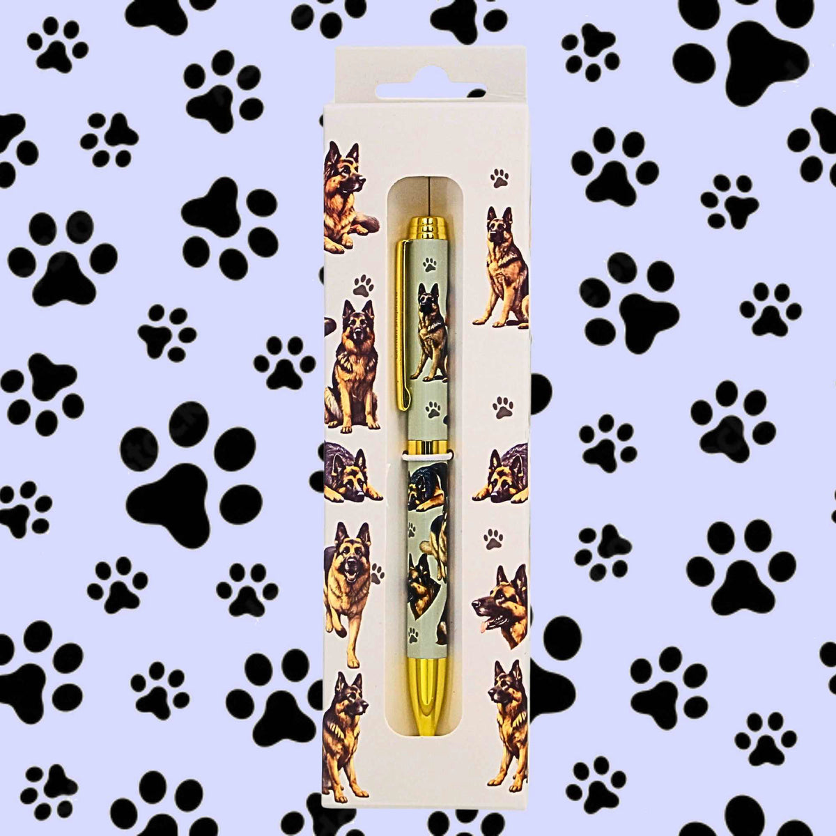 E & S Imports German Shepherd, Grey Ballpoint Pen - - SBKGifts.com