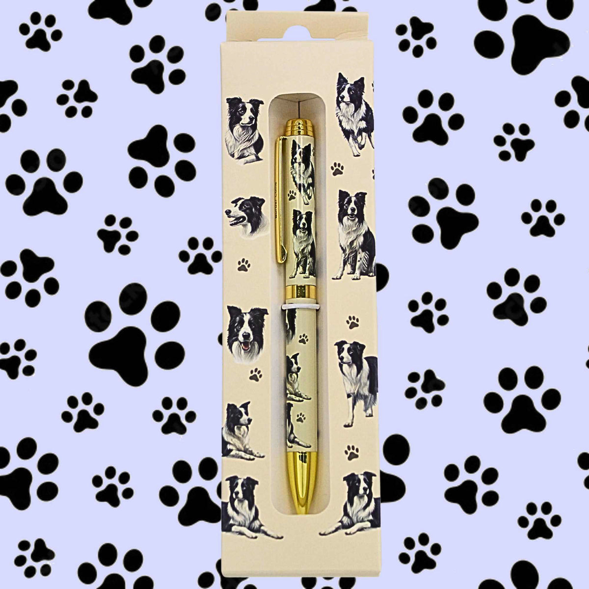 E & S Imports Border Collie Ballpoint Pen - - SBKGifts.com