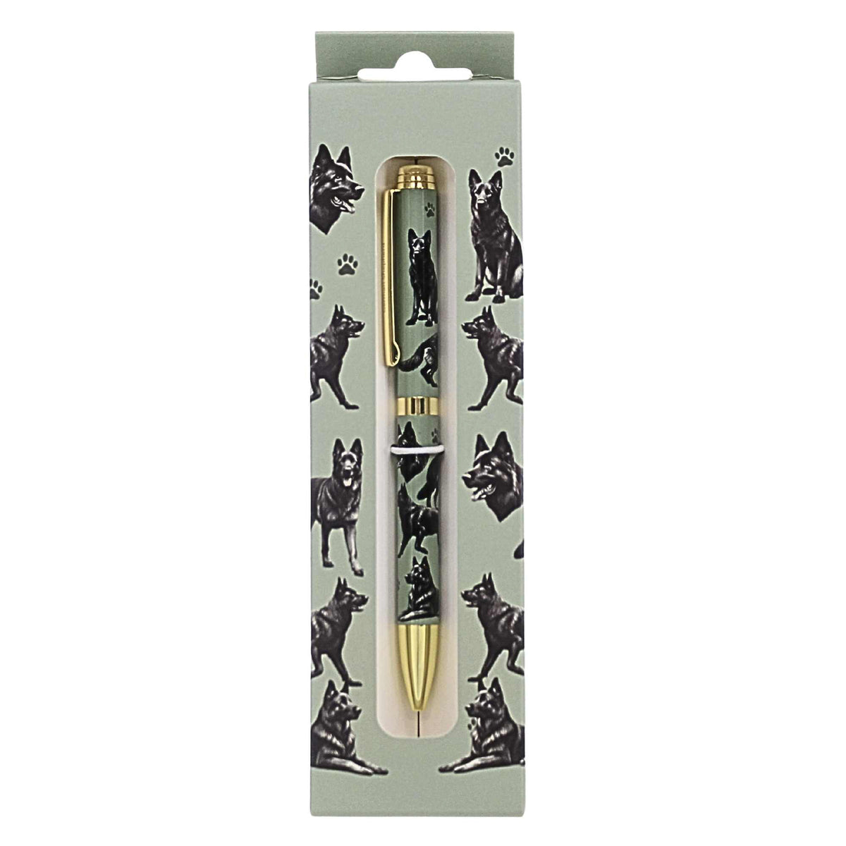 66564 Black German Shepherd Ballpoint Pen 73675B