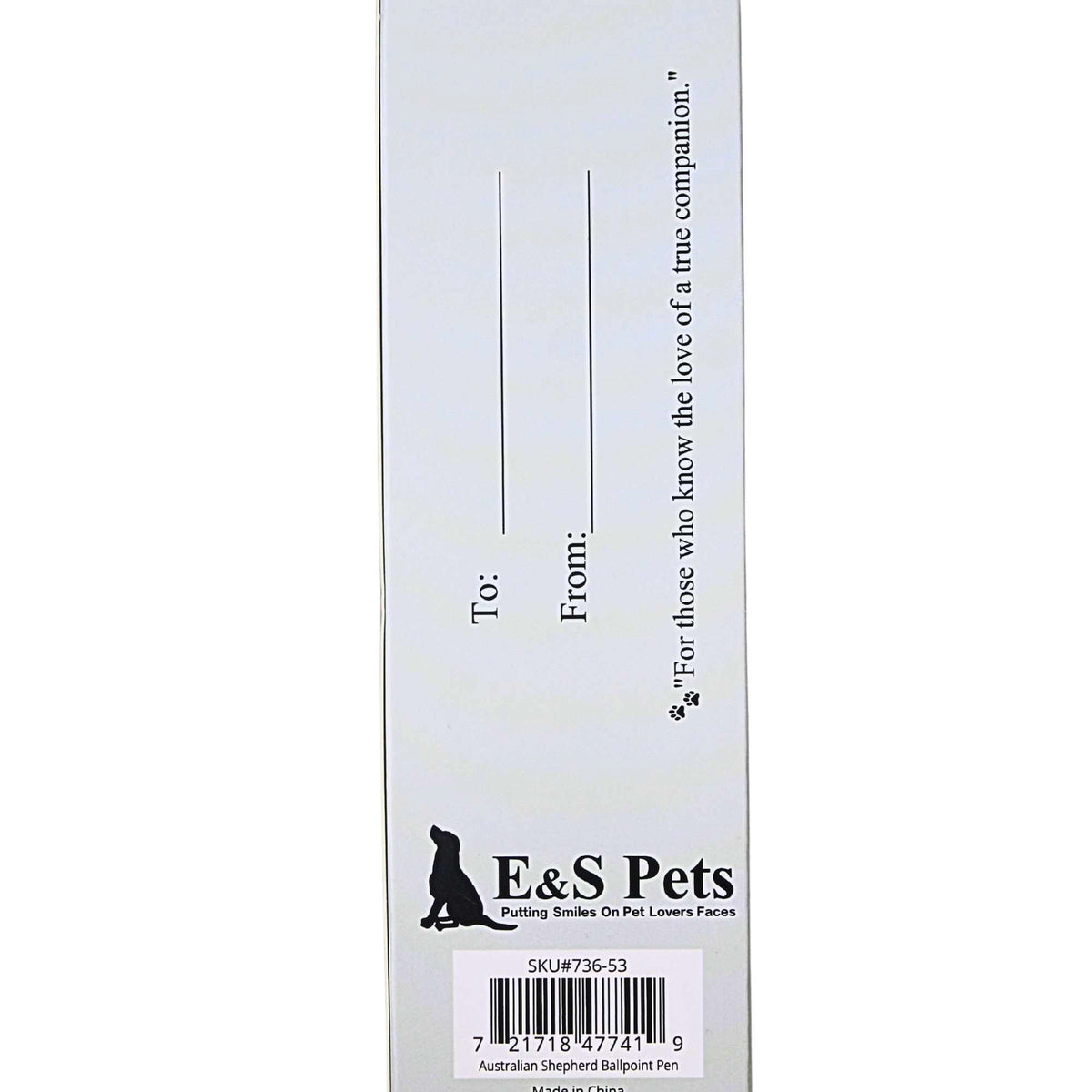 E & S Imports Australian Shepherd Ballpoint Pen - - SBKGifts.com