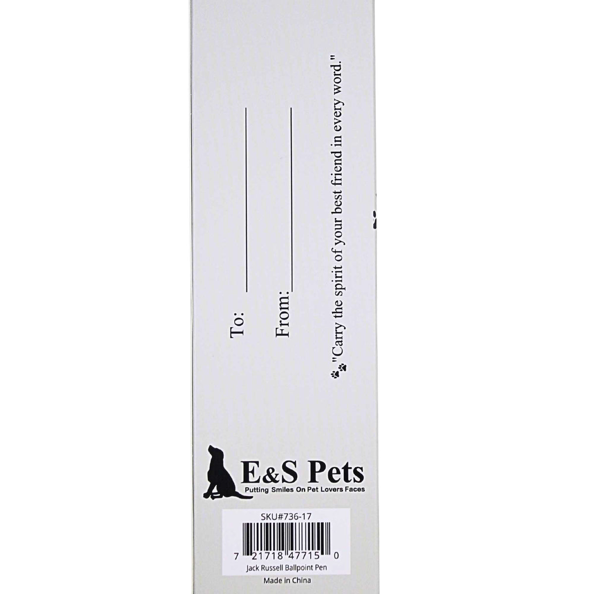 E & S Imports Jack Russell Ballpoint Pen - - SBKGifts.com