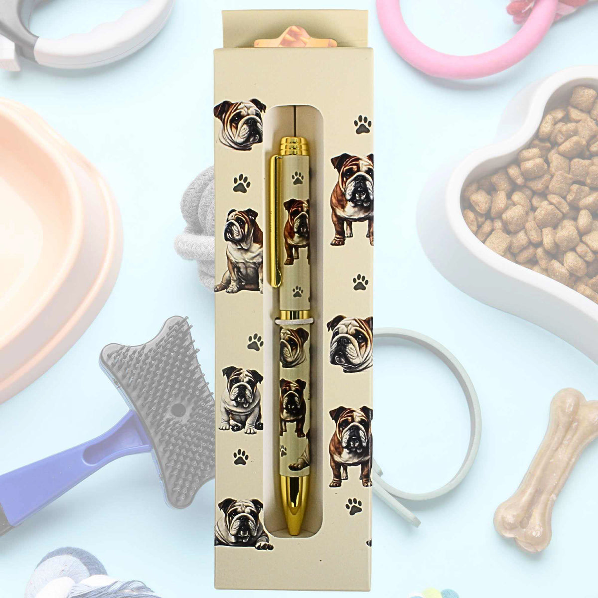E & S Imports Bulldog Ballpoint Pen - - SBKGifts.com