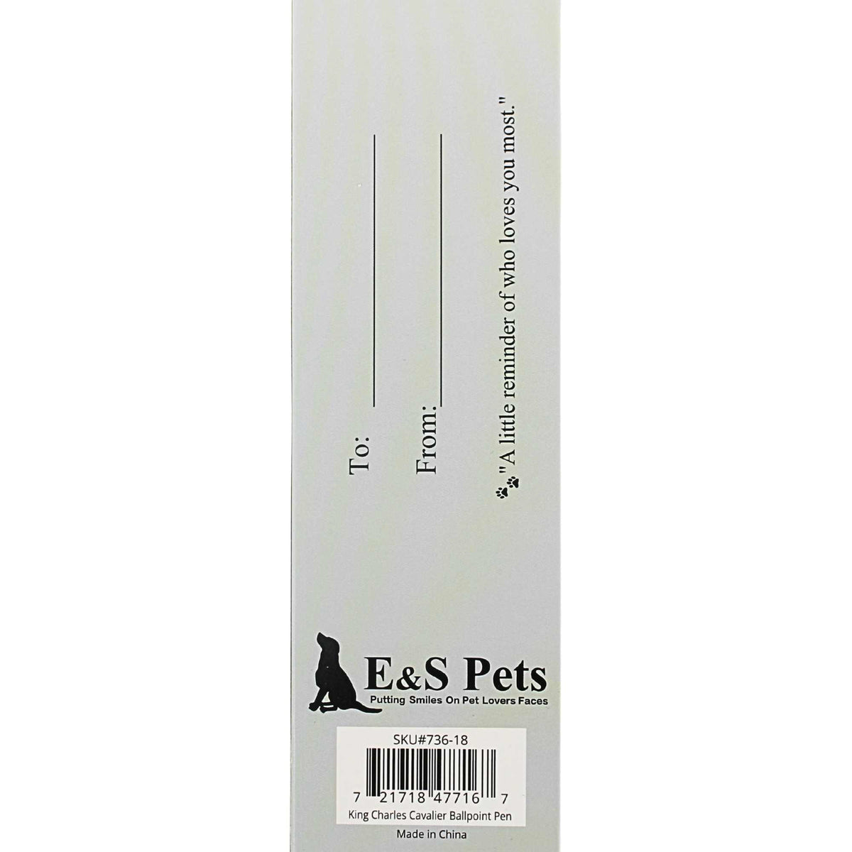 E & S Imports King Charles Cavalier Ballpoint Pen - - SBKGifts.com