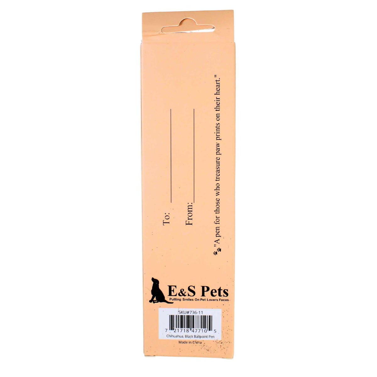 E & S Imports Black Chihuahua Ballpoint Pen - - SBKGifts.com