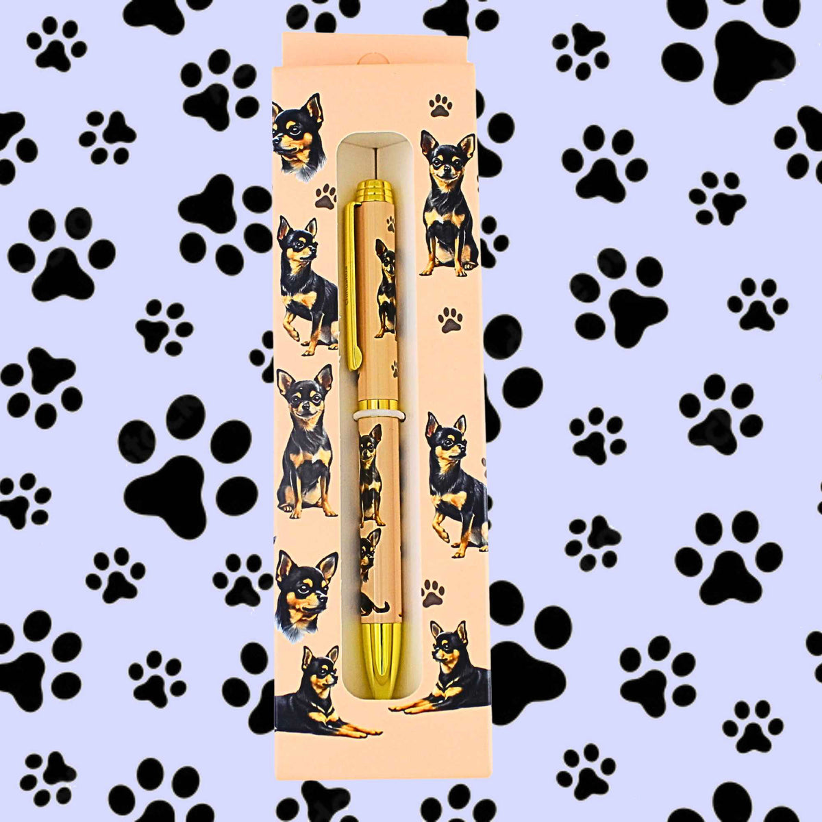 E & S Imports Black Chihuahua Ballpoint Pen - - SBKGifts.com