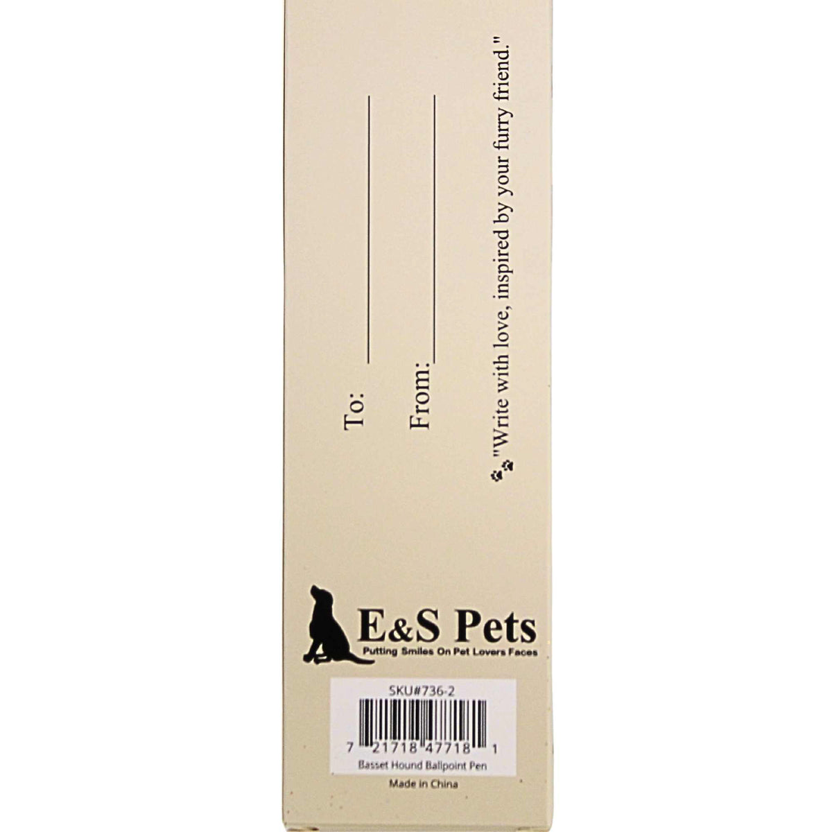E & S Imports Basset Hound Ballpoint Pen - - SBKGifts.com