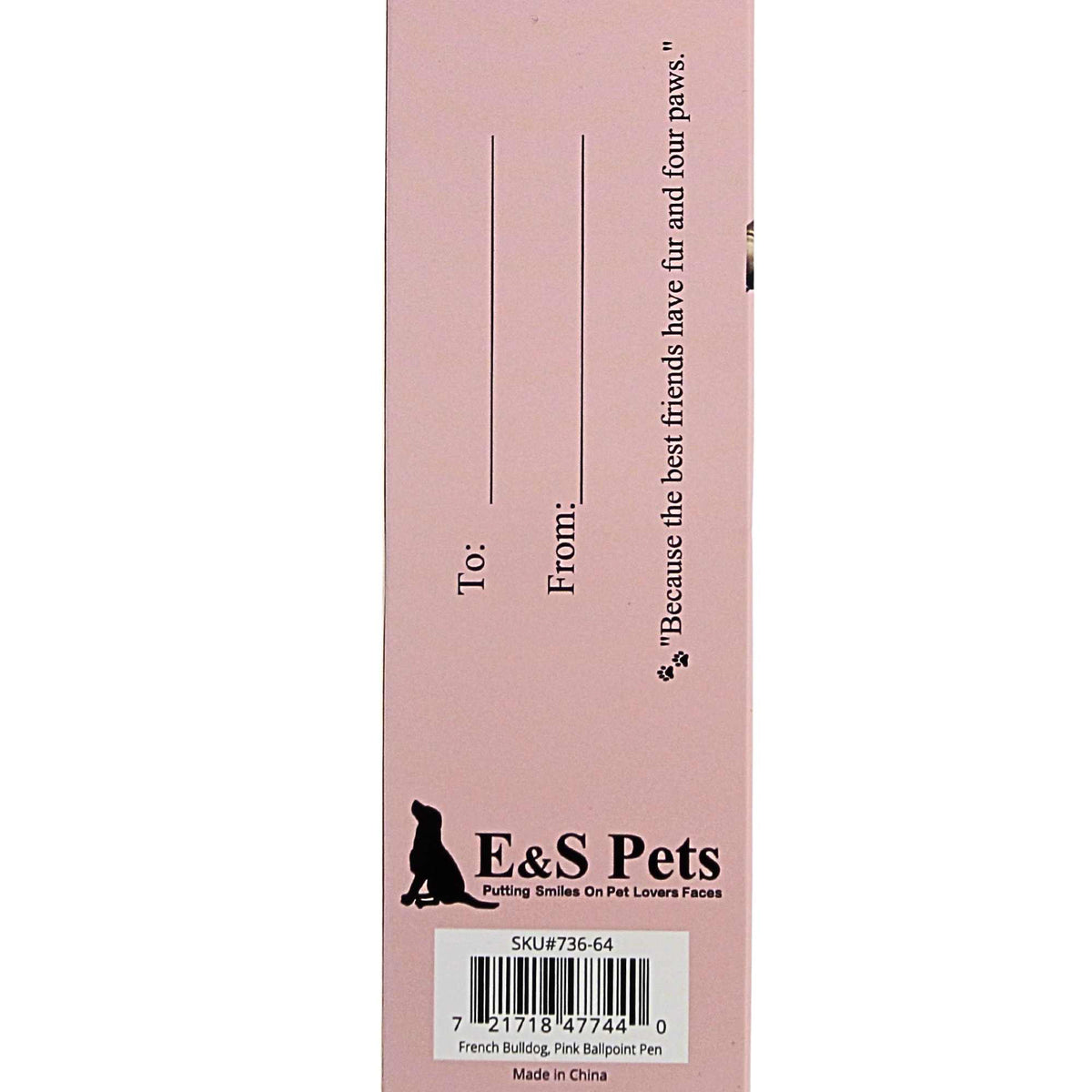 E & S Imports French Bulldog Ballpoint Pen - - SBKGifts.com