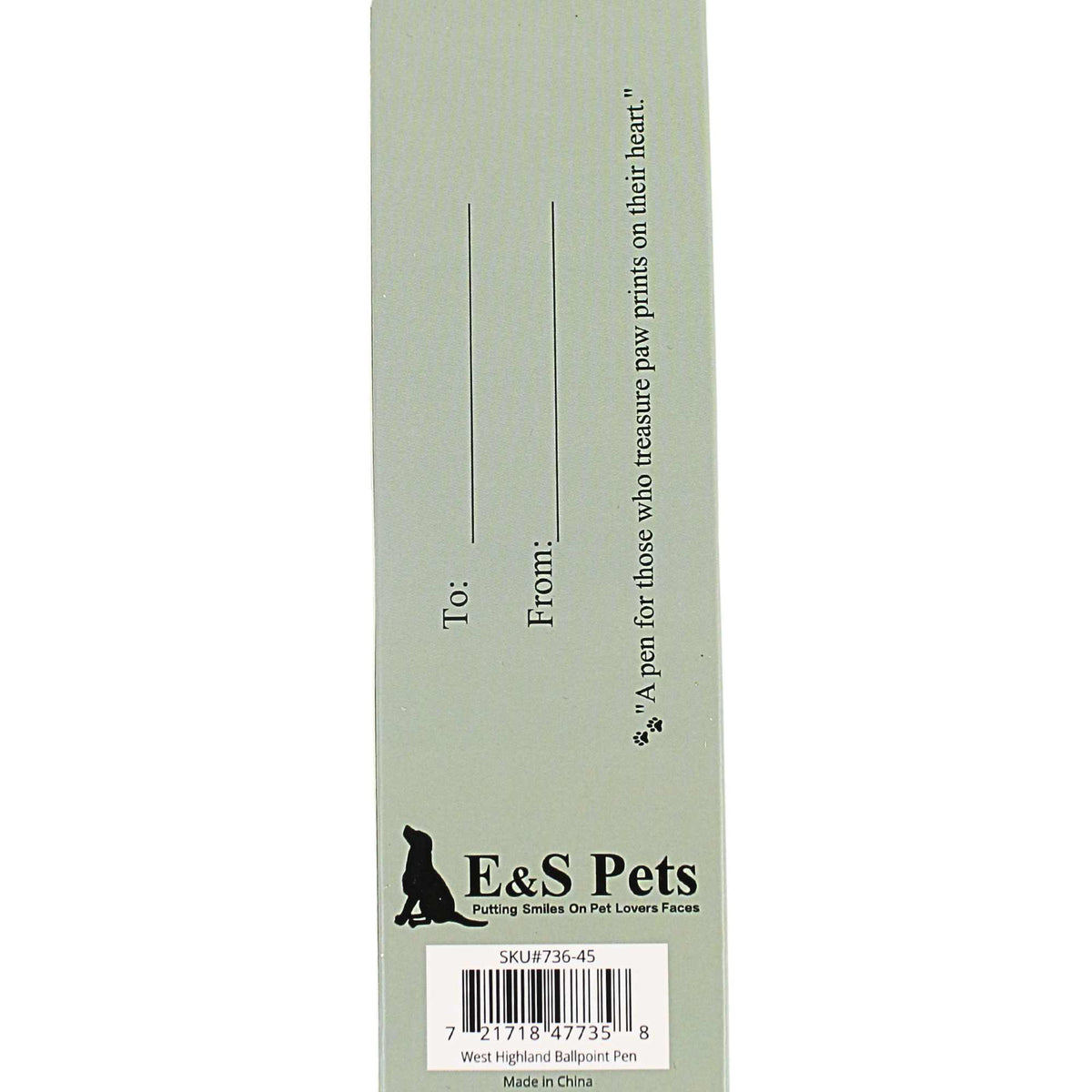 E & S Imports West Highland Westie Ballpoint Pen - - SBKGifts.com