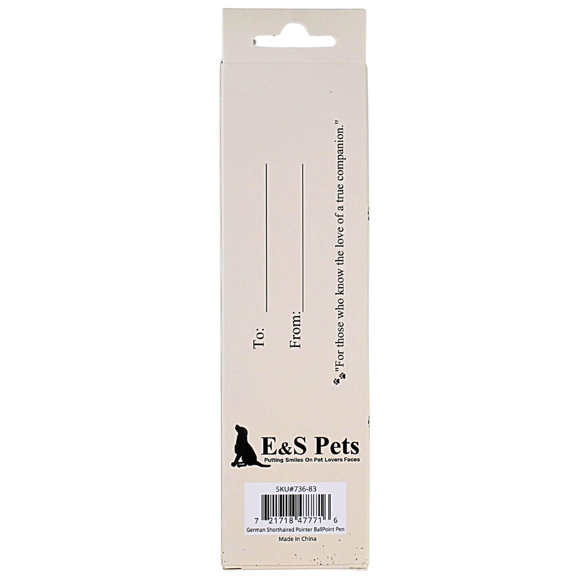 E & S Imports German Shorthaired Pointer Ballpoint Pen - - SBKGifts.com