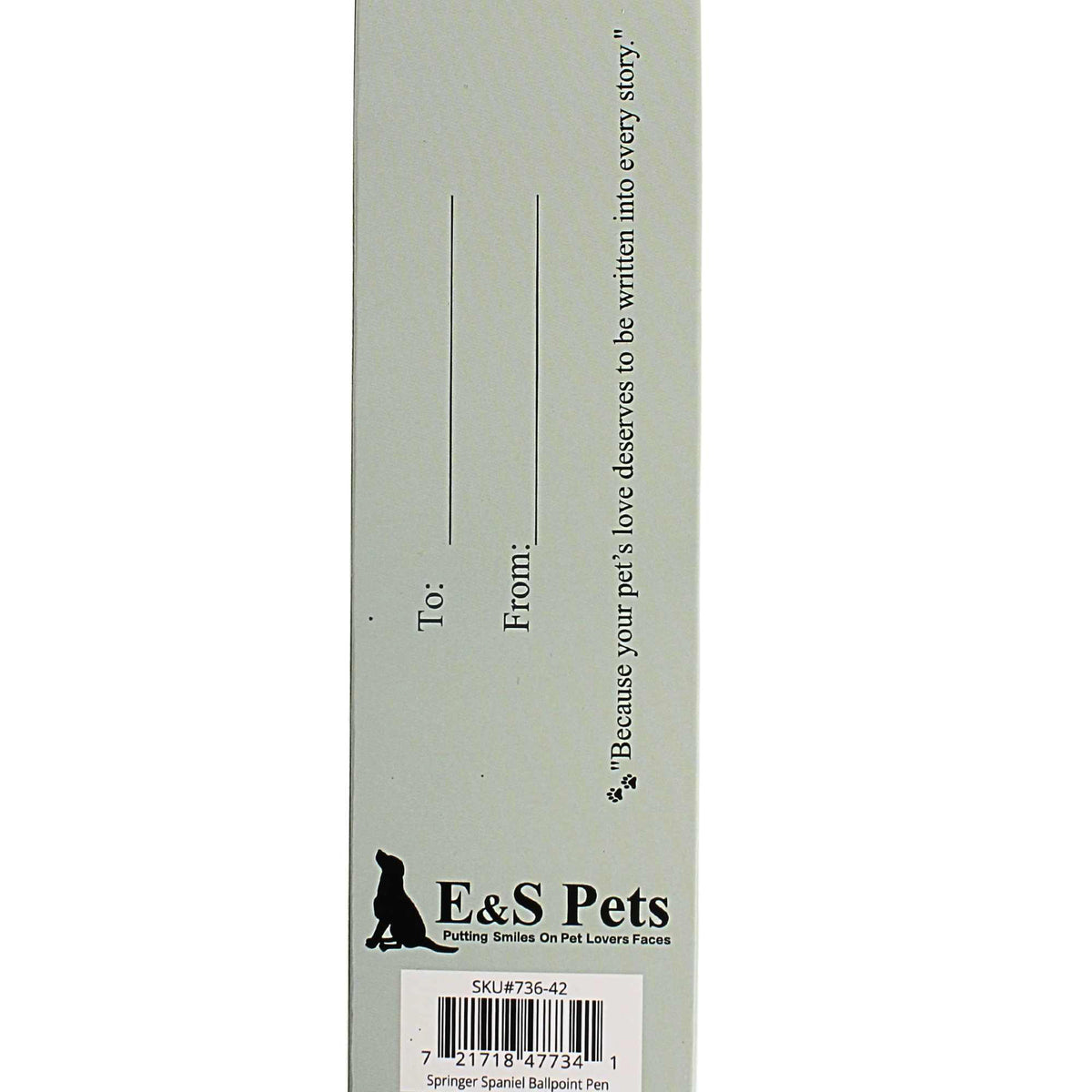 E & S Imports Springer Spaniel Ballpoint Pen - - SBKGifts.com
