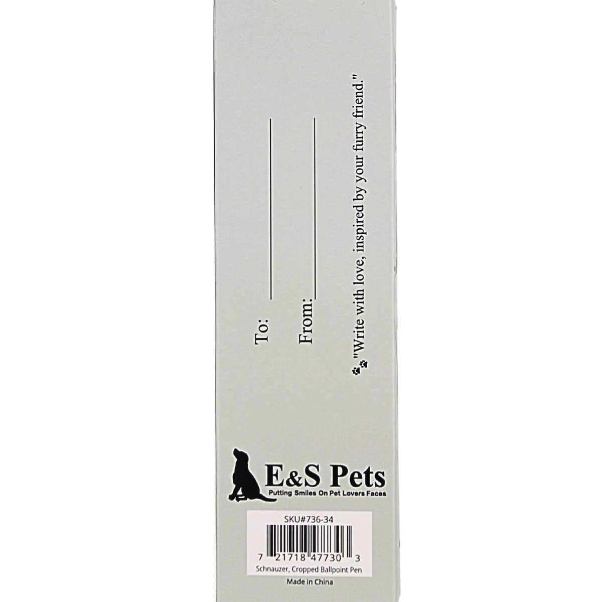 E & S Imports Schnauzer Ballpoint Pen - - SBKGifts.com