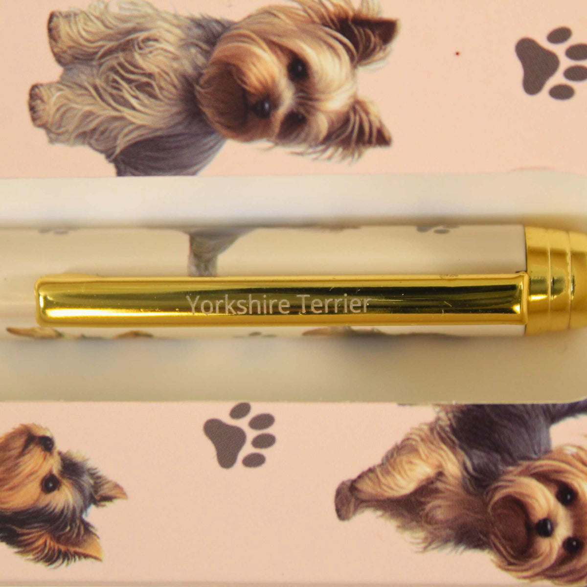 E & S Imports Yorkie, Pink Ballpoint Pen - - SBKGifts.com