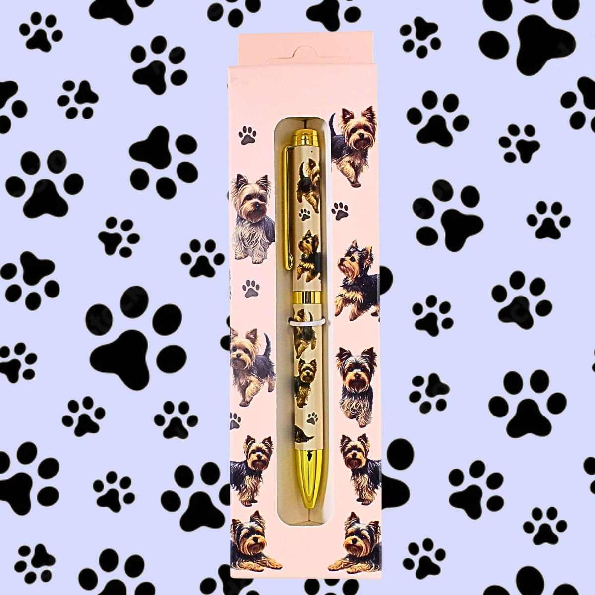 E & S Imports Yorkie, Pink Ballpoint Pen - - SBKGifts.com