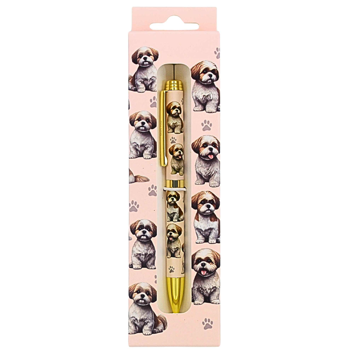 66592 Tan And White Shih Tzu Ballpoint Pen 73687