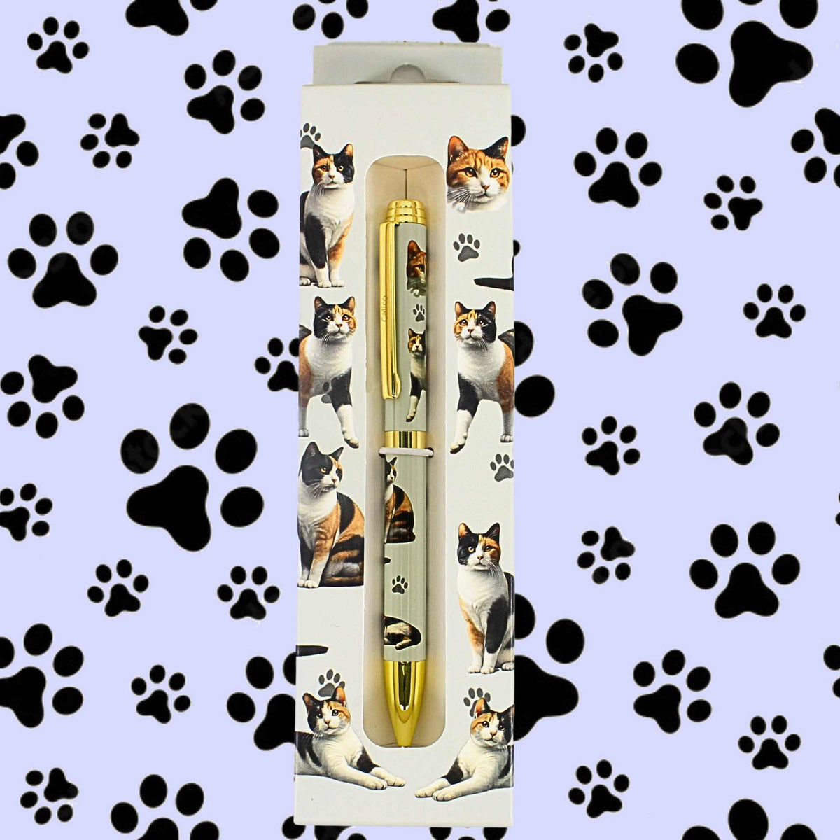 E & S Imports Calico Cat Ballpoint Pen - - SBKGifts.com
