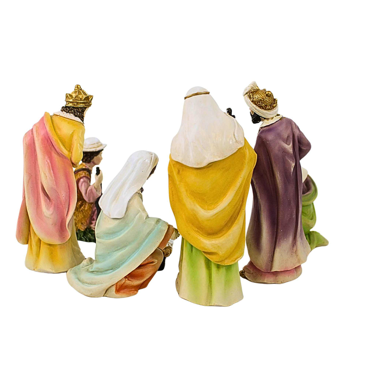 Kurt S. Adler 7-Pc Resin Nativity Set - - SBKGifts.com