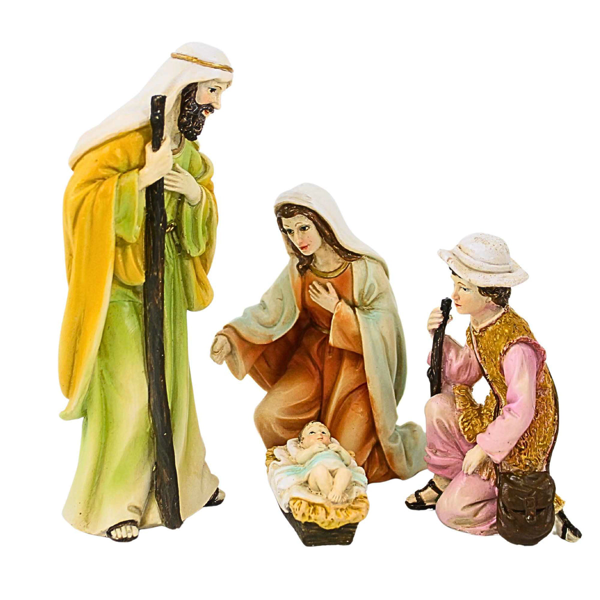 Kurt S. Adler 7-Pc Resin Nativity Set - - SBKGifts.com