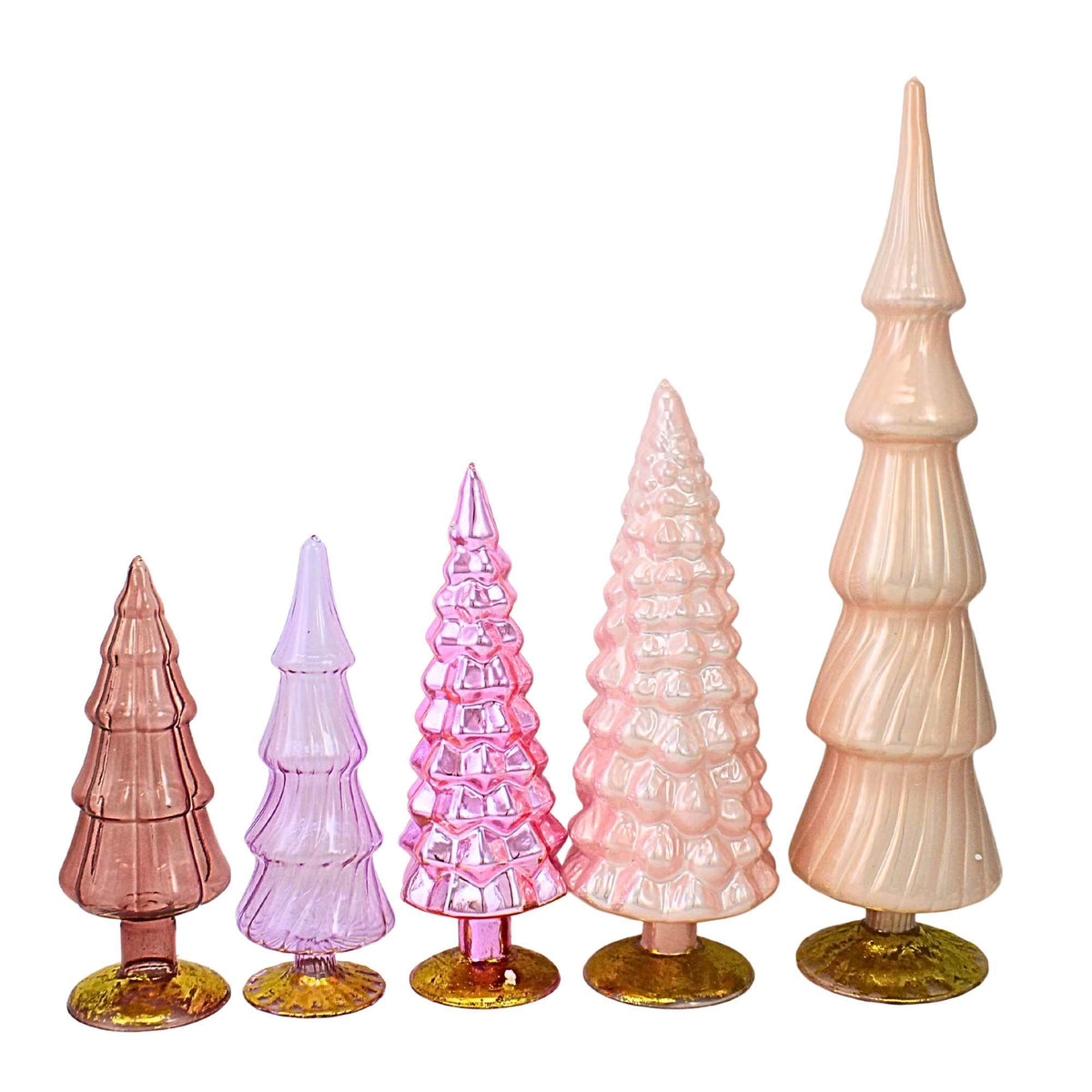 Cody Foster Rose Hue Trees Set Of 5 - - SBKGifts.com