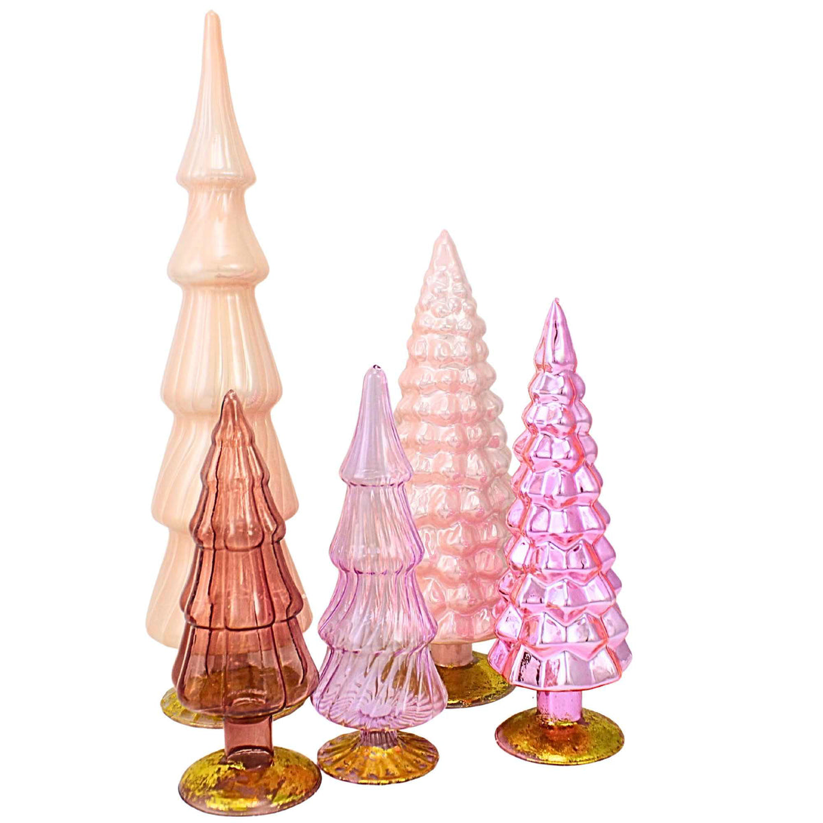 Cody Foster Rose Hue Trees Set Of 5 - - SBKGifts.com