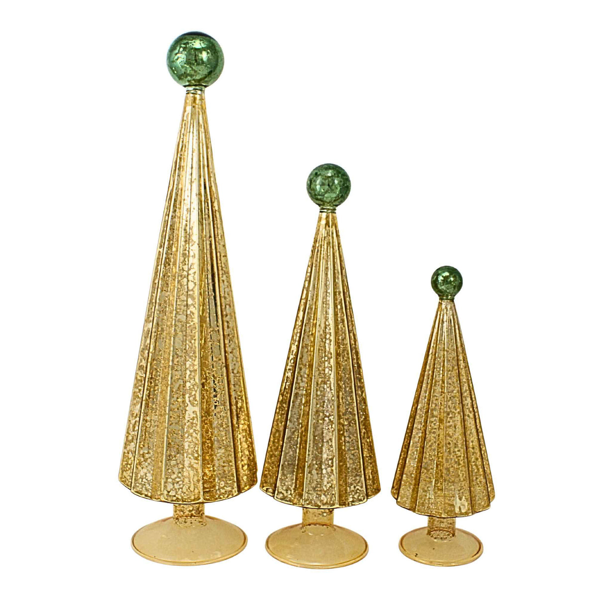 Cody Foster Pleated Trees Gold/Green St/3 - - SBKGifts.com