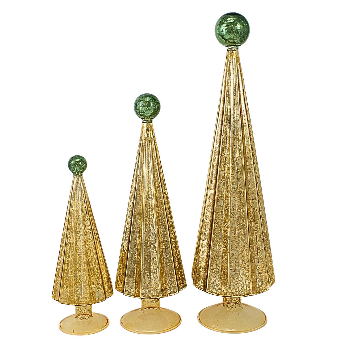 Cody Foster Pleated Trees Gold/Green St/3 - - SBKGifts.com