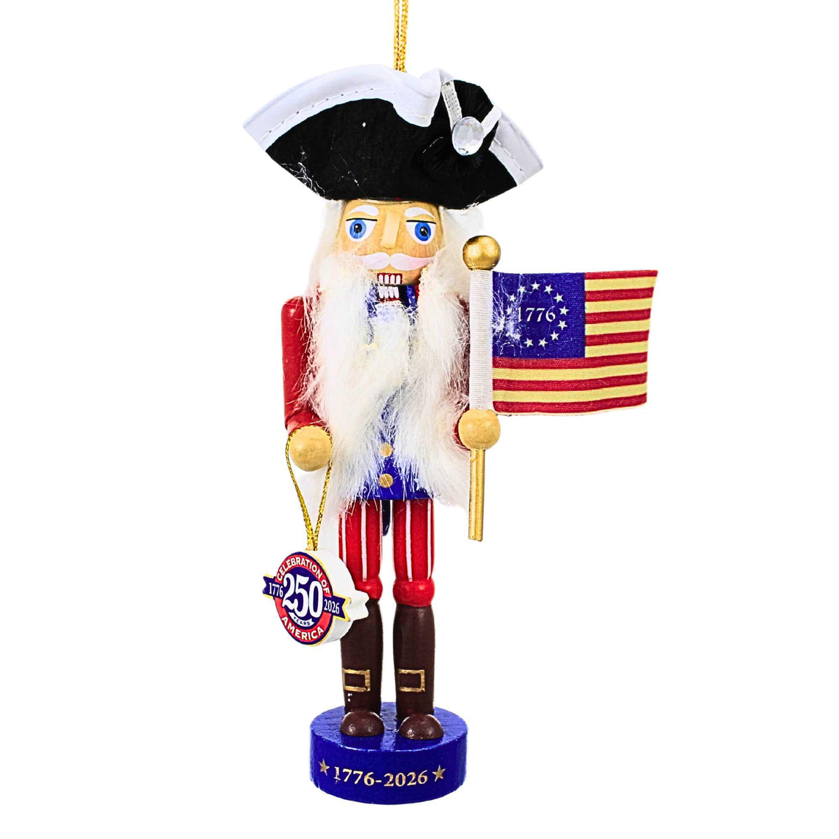 66648 250Th Anniversary Of America Nutcracker Ornament F2444