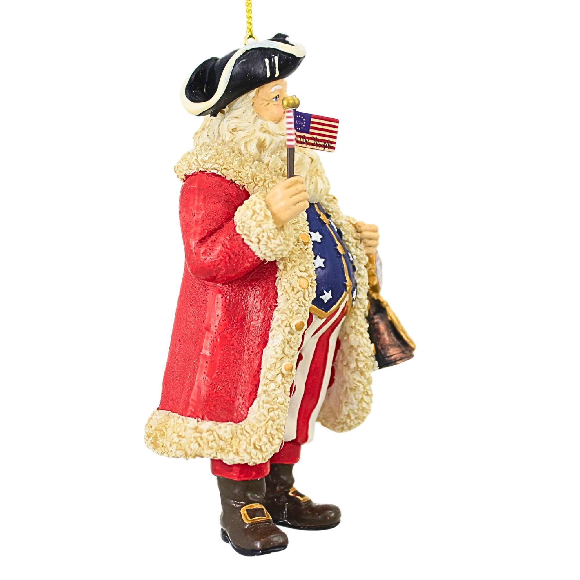 Kurt S. Adler 5.25In 250Th Anniversary 1776 American Santa