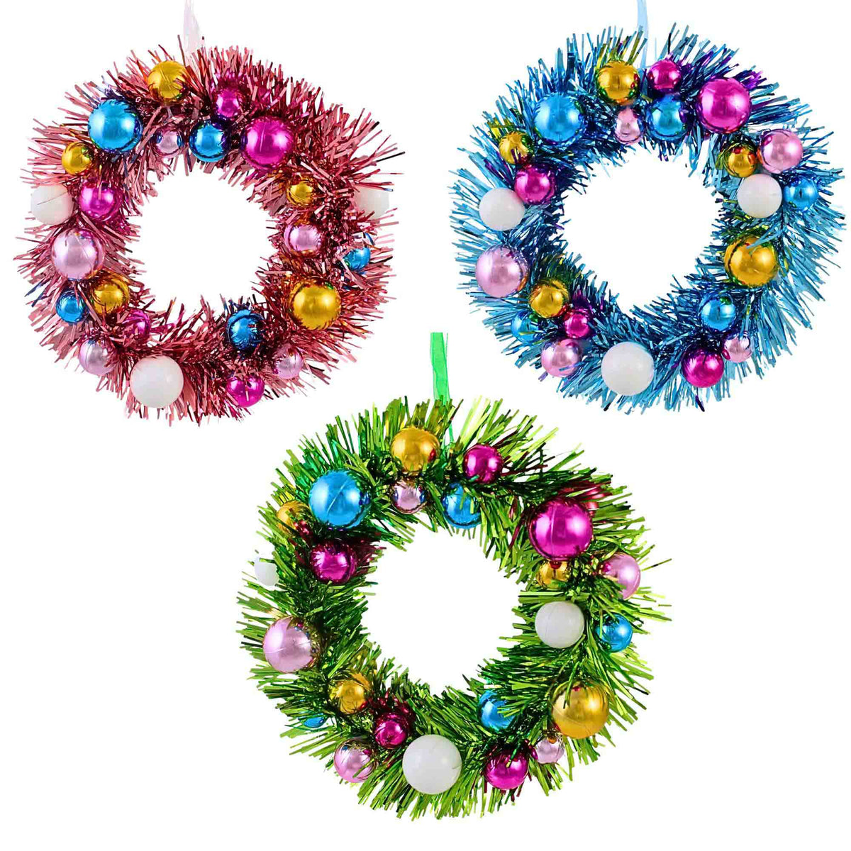 66651 Wreath Ornaments Set/3 7979206