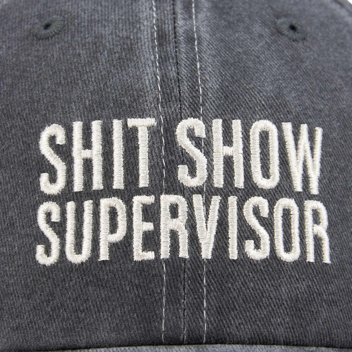 Primitives By Kathy S.H.I.T Show Supervisor Baseball Cap - - SBKGifts.com